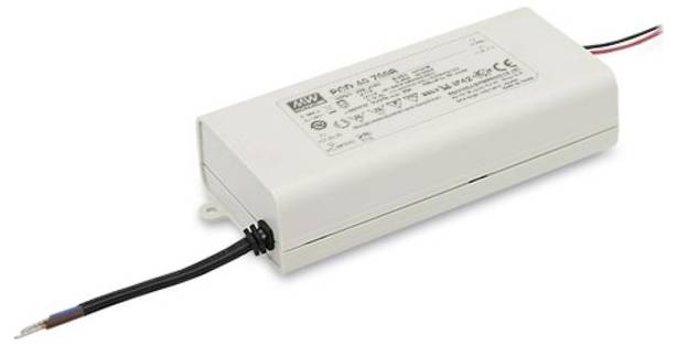 Ein weißer elektrischer Verteilungskasten mit schwarzen Drähten und Steckverbindern, entworfen für innere elektrische Installationen, vor einem einfachen Hintergrund zu sehen.