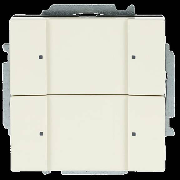 Ein Lichtschalter mit mehreren Wippschaltern auf einer Metallmontageplatte, entworfen zur Steuerung verschiedener Stromkreise der Beleuchtung.