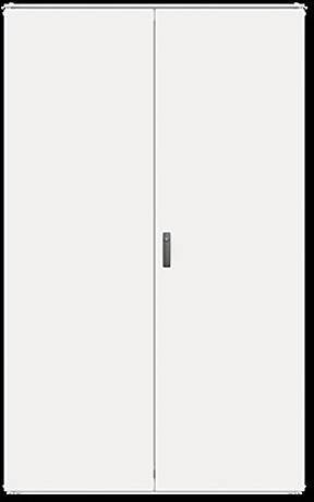 Ein rundes GPS-Sensorgerät mit weißem Gehäuse, beschriftet mit „BUSCH-JAEGER 6144/41