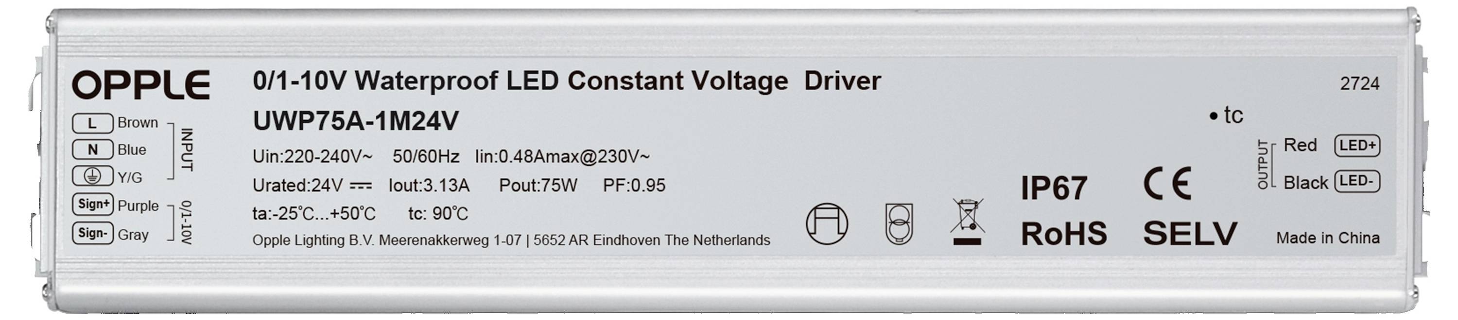 Weiße, geometrische architektonische Detail mit trapezförmiger Form unter einem rechteckigen Panel.