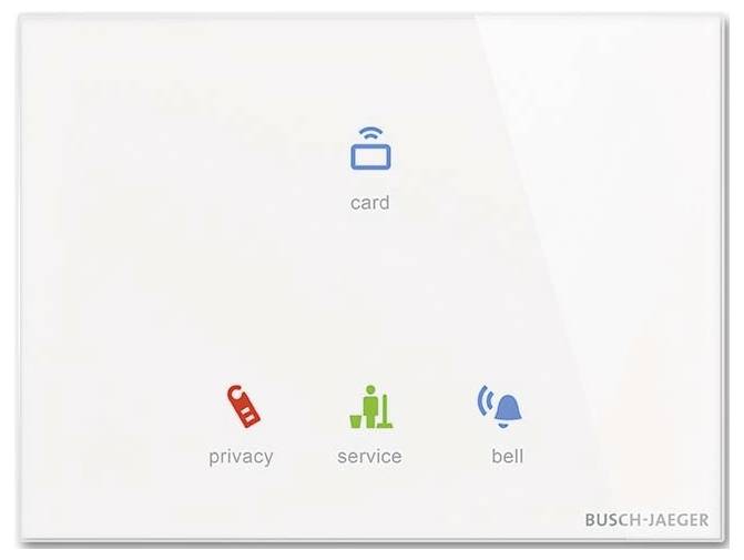 'Ansicht eines weißen Wandschalters mit einem Schieberegler und drei vertikalen Indikatoren. Der Markenname 'Helios' ist unten aufgedruckt.'