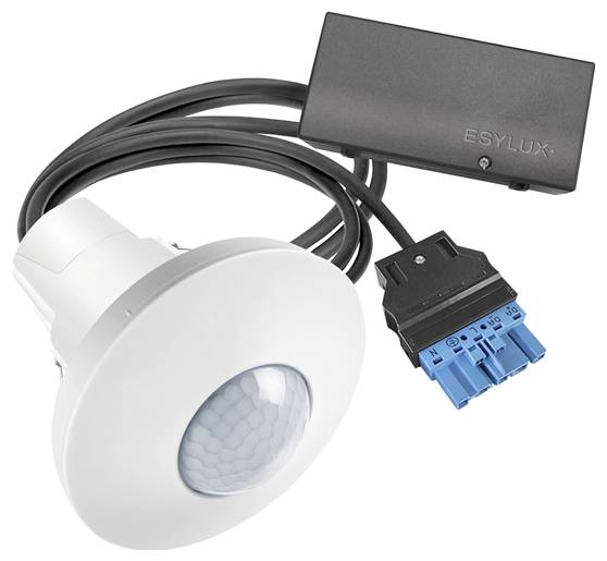 Deckenmontierts rechteckiges LED-Leuchtengehäuse mit einem gitterförmigen Diffusorpanel für gleichmäßige Lichtverteilung.