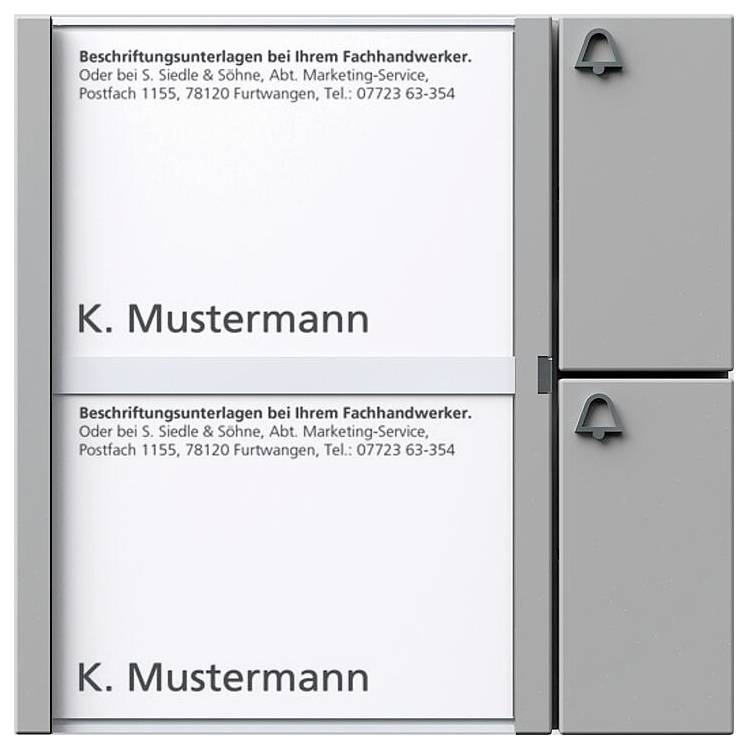 „Zugewiesene Postfächer mit dem Namen K. Mustermann gedruckt, das reservierte Postfachplatz anzeigt. Kontaktieren Sie den Marketingservice unter der angegebenen Adresse und Telefonnummer für weitere Informationen.