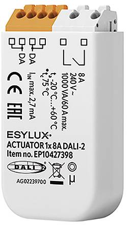 ESYLUX ACTUATOR 1x8A DALI-2 Schaltaktor