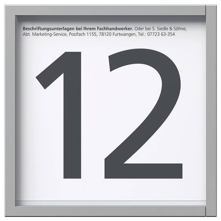 Ein weißes Panel mit drei Symbolen: grüne Person für „Service