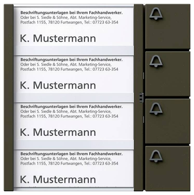 Ein 4-fach-Fernsehsignalteiler, gekennzeichnet mit „Televes