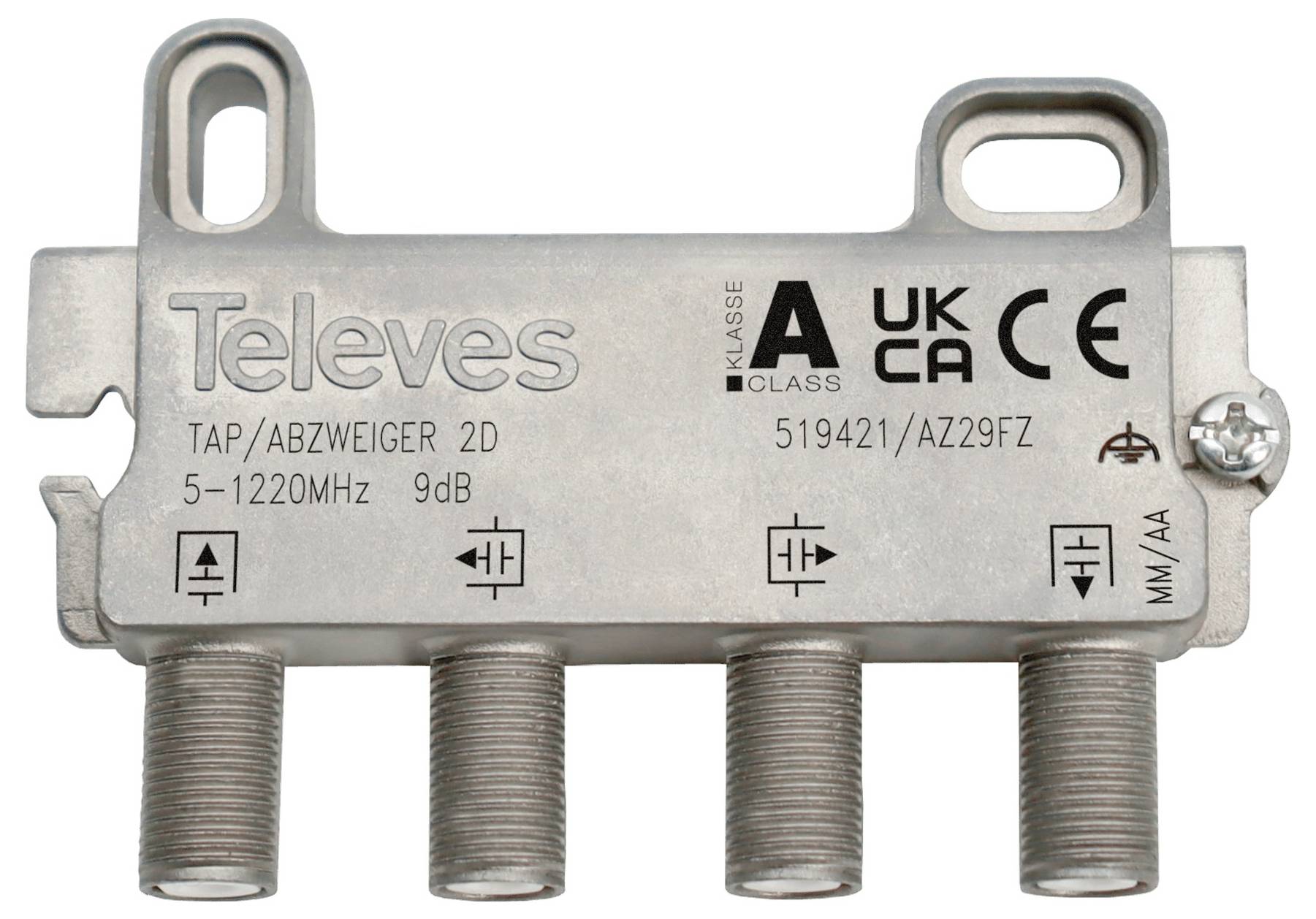 Ein sechseckiges, versenkt angebrachtes Deckenleuchte mit modernem Design, mit einem zentralen LED-Lichtstreifen und einem Schwarz-Weiß-Farbschema.