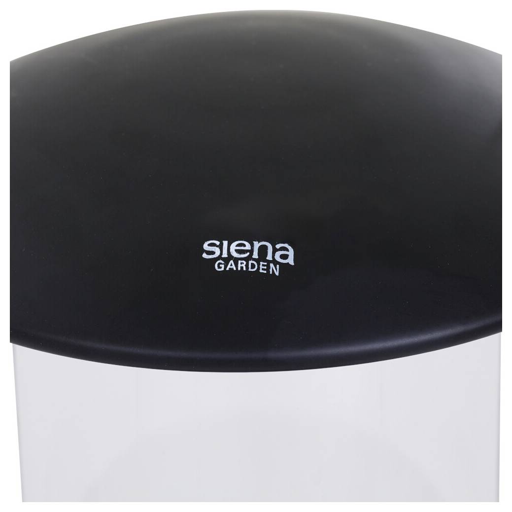 Ein Behälter mit schwarzem Deckel und der Aufschrift „siena GARDEN