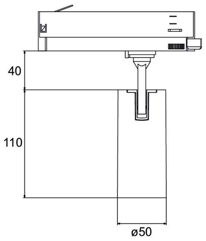 Brumberg 88706165DA LED-Schienenstrahler