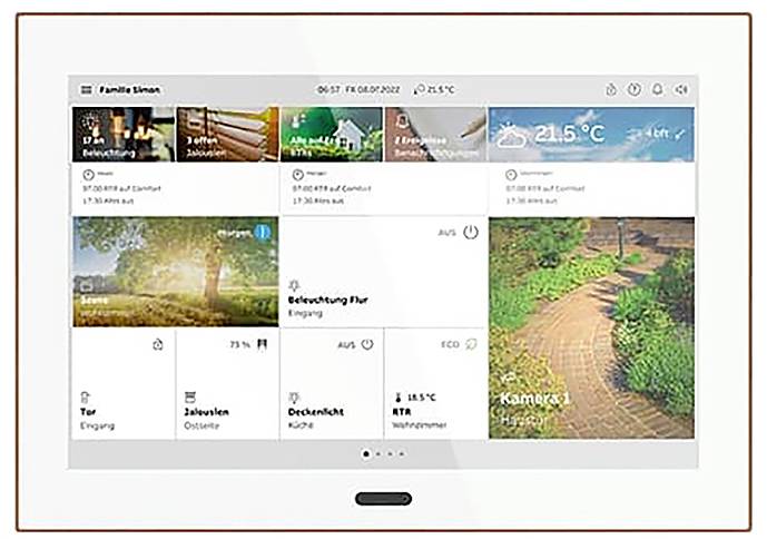 Deckengestützter LUXOMAT-Bewegungsmelder mit DALI-2-Kompatibilität. Marken- und Modelldetails sind auf dem Etikett sichtbar.