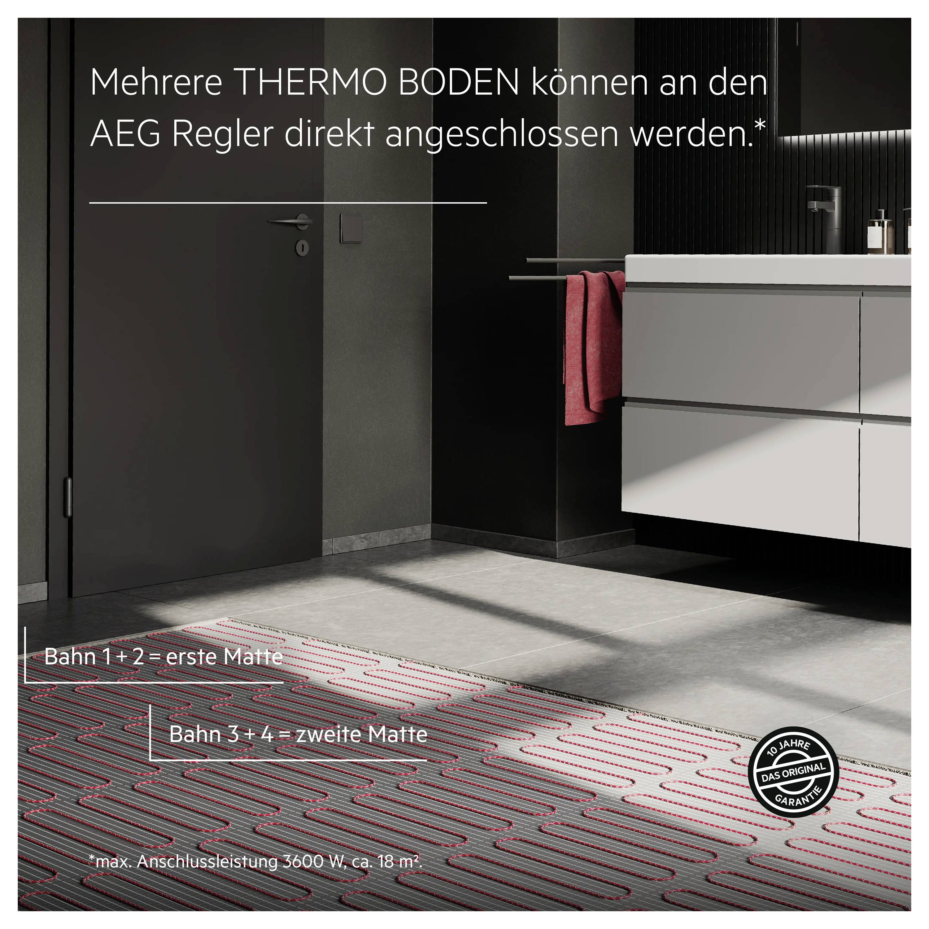 Ein gelber und schwarzer Industrieventilator mit digitaler Anzeige und zwei Reglern mit den Bezeichnungen „Timer