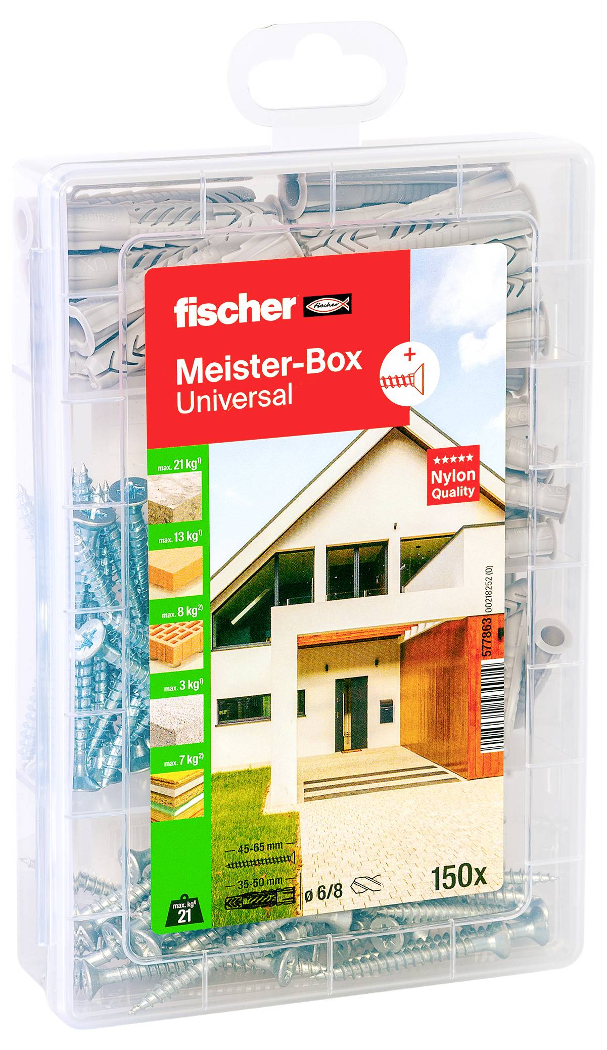 Eine Plastikbox mit der Aufschrift 