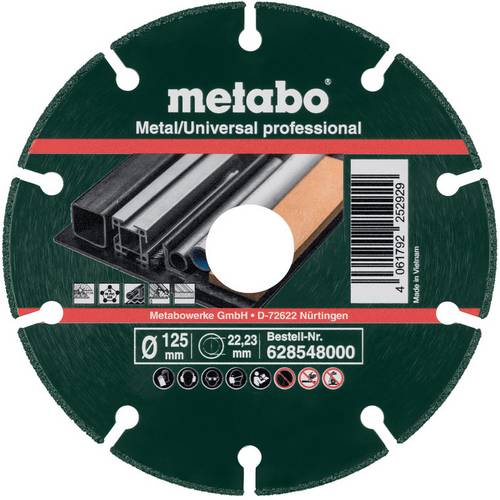 Metabo 628548000 Diamanttrennscheibe 125 mm 10 St. Metall (verzinkt)