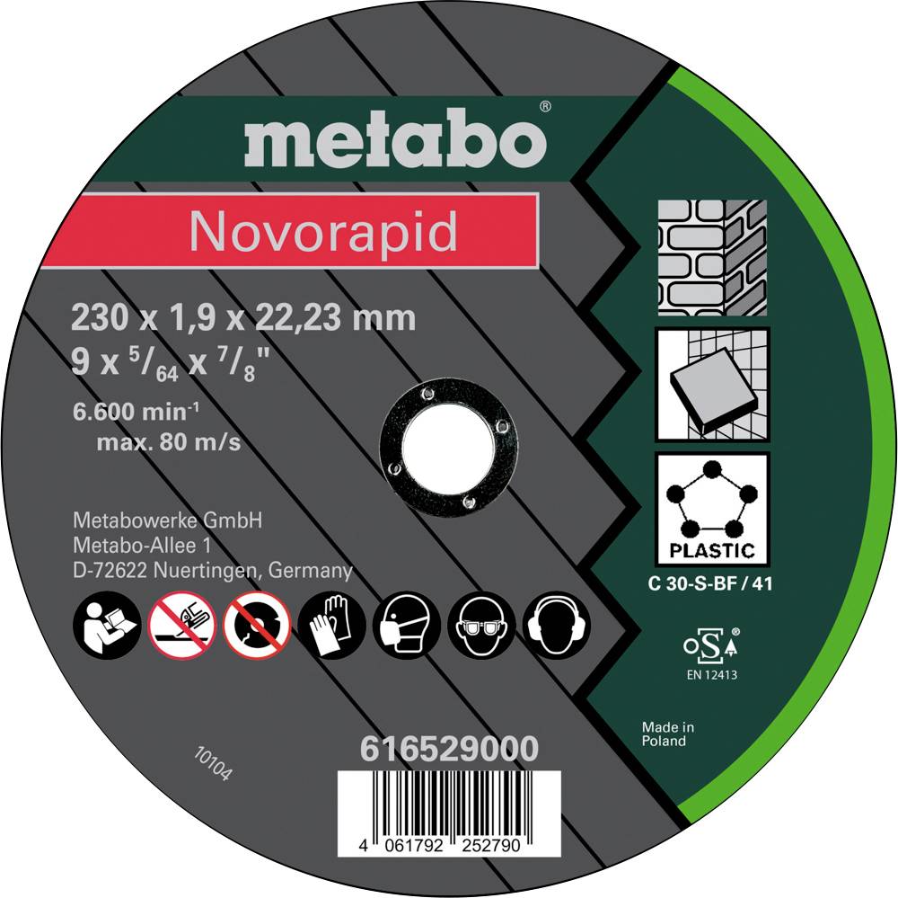 Metabo 616529000 Trennscheibe 230 mm 25 St. Blech