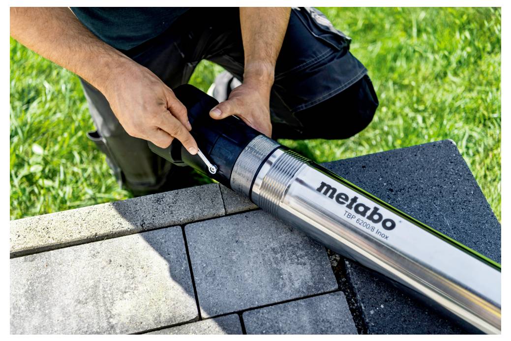 Metabo 610217000 TBP 6200/8 Inox Tiefbrunnenpumpe 6200 l/h 55m