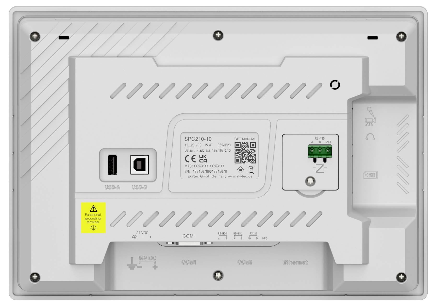 AkYtec SPC210-10 150622 SPS-Touchpanel 24 V/DC