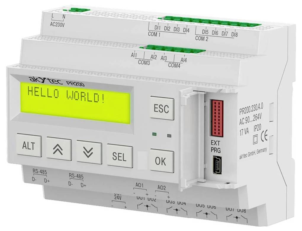 AkYtec PR200.24.3.2 148385 SPS-Steuerrelais 24 V/DC