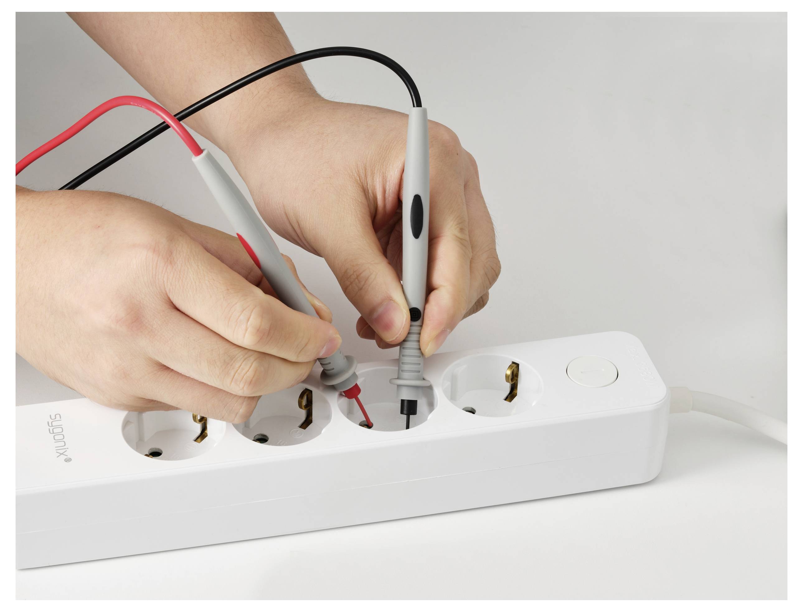 VOLTCRAFT MSL-530 Prüfkabel Steckanschluss 4mm Prüfspitze 1m Black, Rot 1 Paar