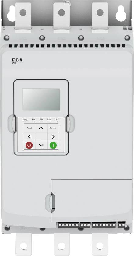 Ein Motorsteuerungscontroller mit digitalem Display und Bedienungstasten, der zur Steuerung und Regulierung der Motorgeschwindigkeit und -leistung verwendet wird.