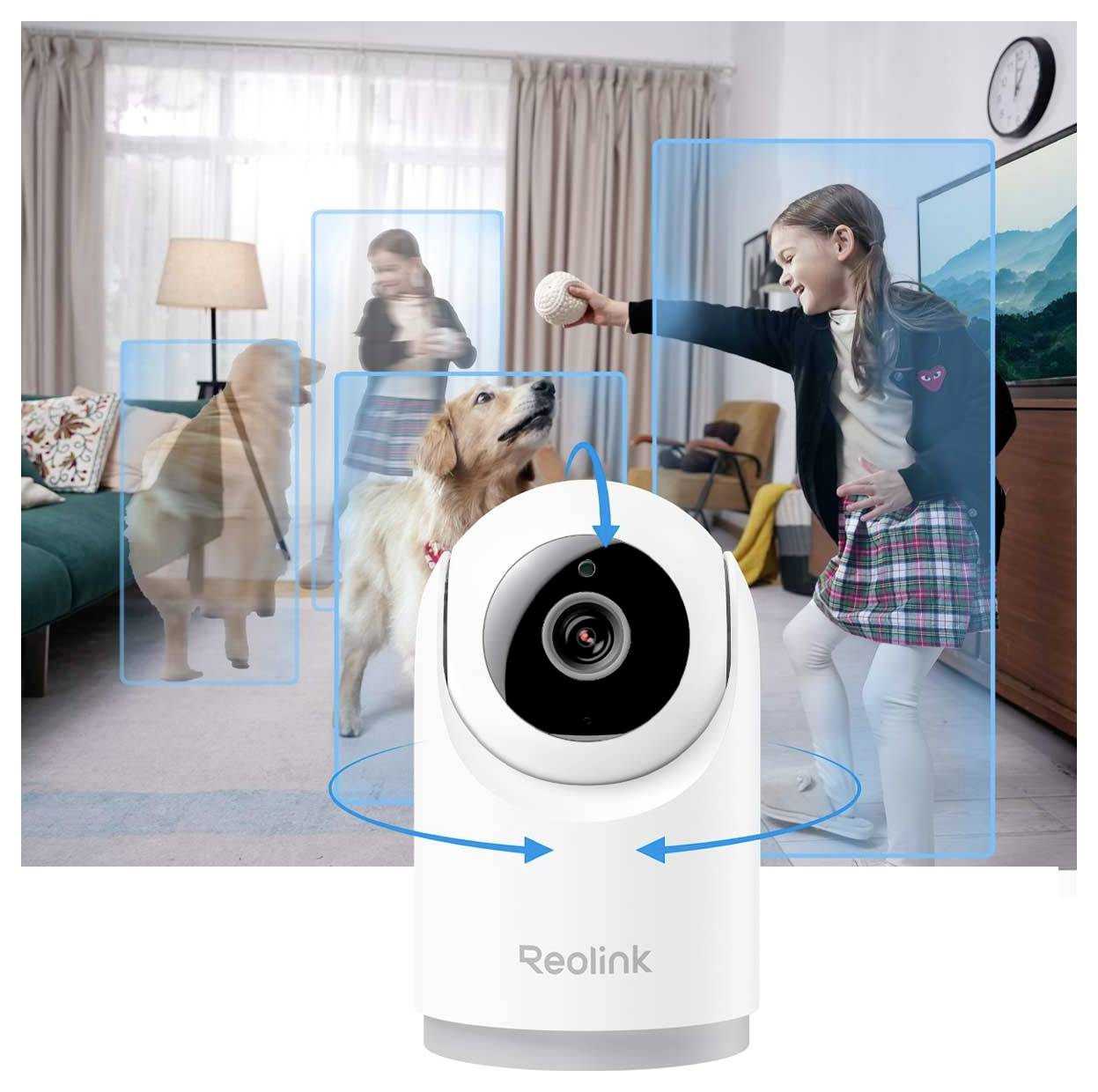 Reolink E Series E331 WCEP5MP05PT WLAN, LAN, Bluetooth® IP Überwachungskamera 2880 x 1616 Pixel