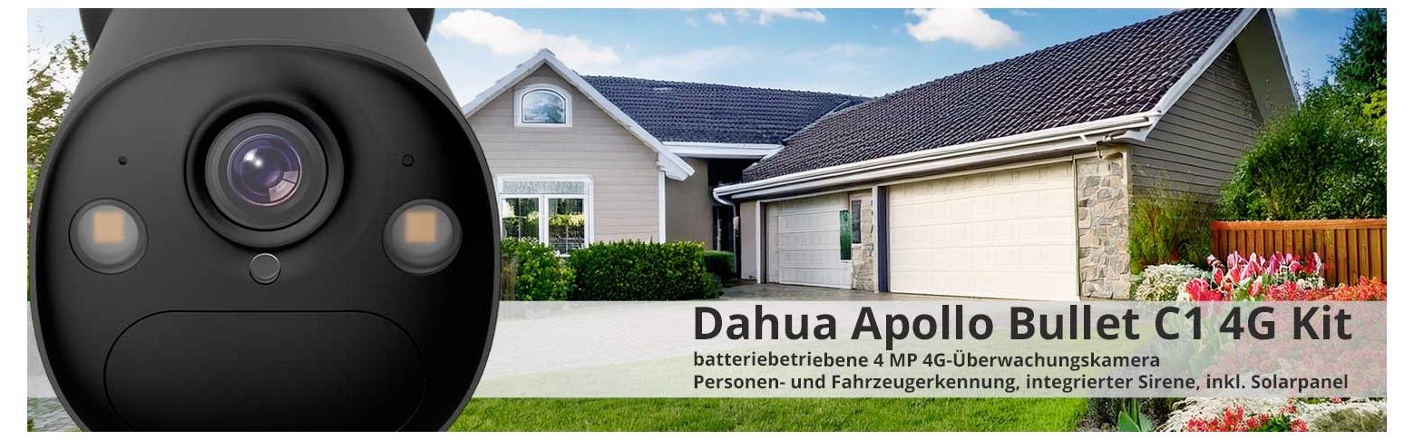 Dahua Technology DH-KIT/BF4CA-4G-XL/M0508 DH-KIT/BF4CA-4G-XL/M0508 WLAN IP Überwachungskamera 2560 x 1440 Pixel