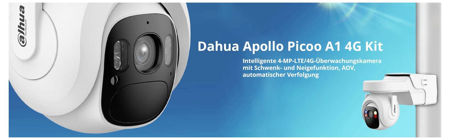 Dahua Technology DH-BP4A-4G DH-BP4A-4G LAN, Bluetooth®, Funk IP Überwachungskamera