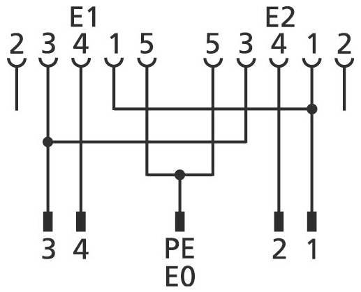 Escha 8010471 Sensor-/Aktor-Verteiler und Adapter Polzahl Sensoren: 5 1St.