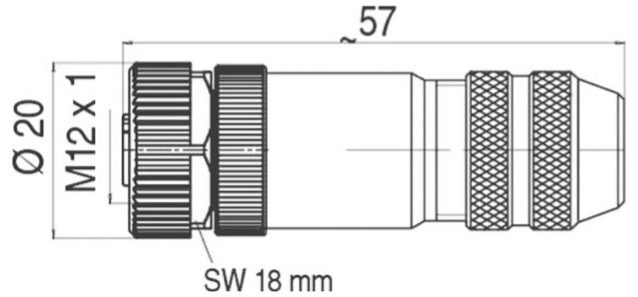 Escha 8031376 Sensor-/Aktor-Steckverbinder, unkonfektioniert Polzahl Sensoren: 5 1St.