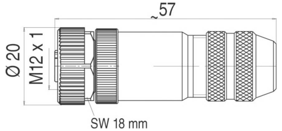 Escha 8035193 Sensor-/Aktor-Steckverbinder, unkonfektioniert Polzahl Sensoren: 8 1St.