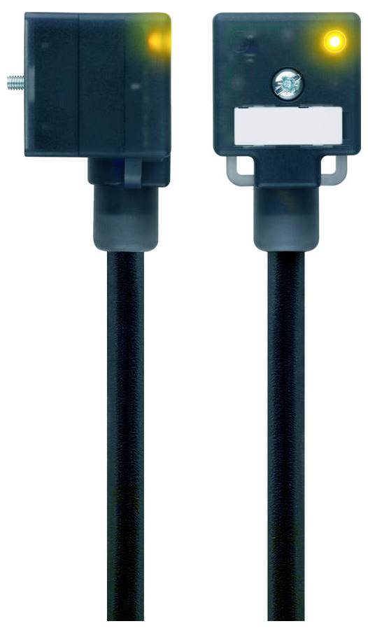 Ventilstecker, Bauform A, 2+PE gebrückt, Transildiode, Sensor-/Aktorleitung VA22-24.3-10/S370 8048527 Escha Inhalt: 1 St.