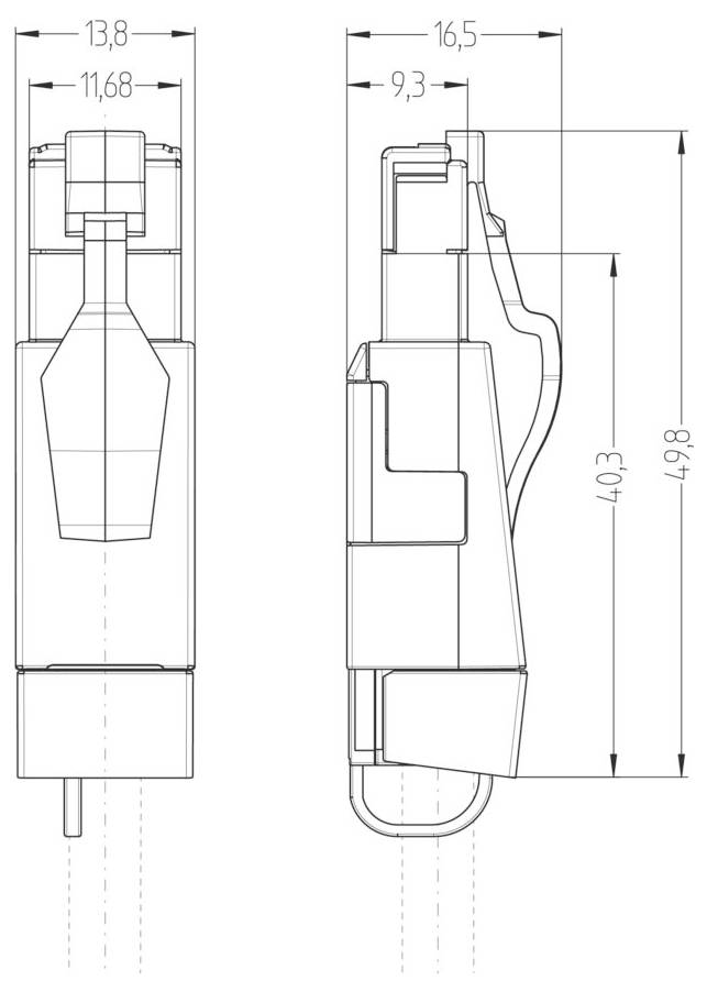 Escha 8065955 Sensor-/Aktor-Steckverbinder, unkonfektioniert Polzahl Sensoren: 8 1St.
