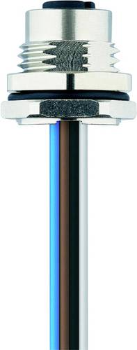 Escha 8071668 Flanschdose 0.5 m Polzahl Sensoren: 8 1 St.
