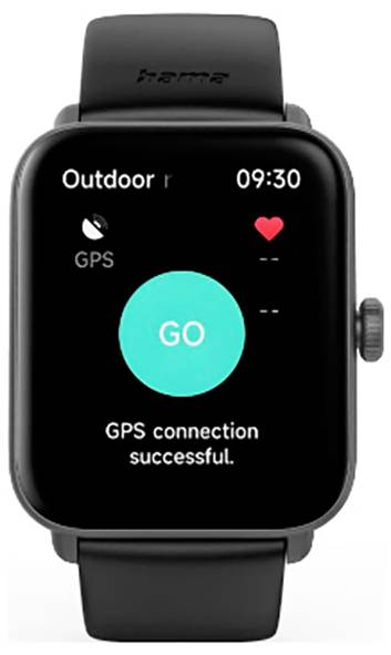 Hama Smartwatch 44mm Schwarz