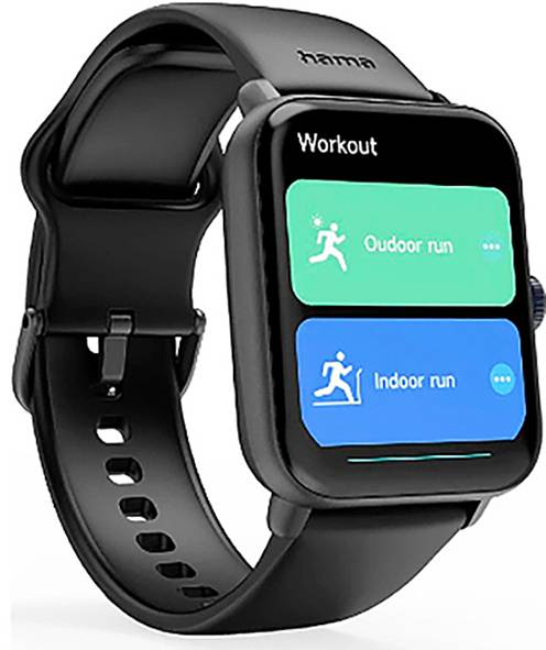 Smartwatch-Bildschirm zeigt den Modus 'Outdoor-Lauf' um 09:30 Uhr mit GPS- und Herzicons. Zeigt 'GO'-Taste und 'GPS-Verbindung erfolgreich.'