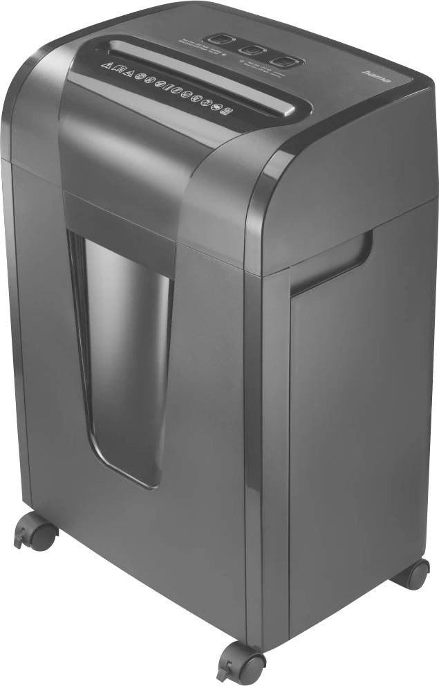 Hama Prime M100 Aktenvernichter 11 Blatt 2 x 12mm P-5 20l Vernichtet auch Kreditkarte