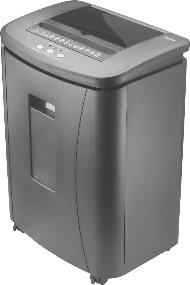 Hama Safe Auto M1200 Aktenvernichter 125 Blatt 4 x 20mm P-4 25l Vernichtet auch Kreditkarte