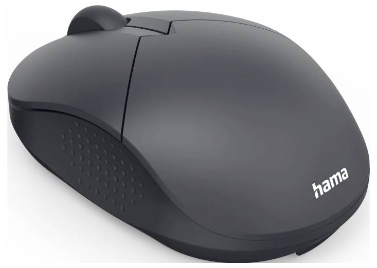 Hama WM-150 Maus Kabellos Optisch Schwarz 3 Tasten 1600 dpi Geräuscharme Tasten