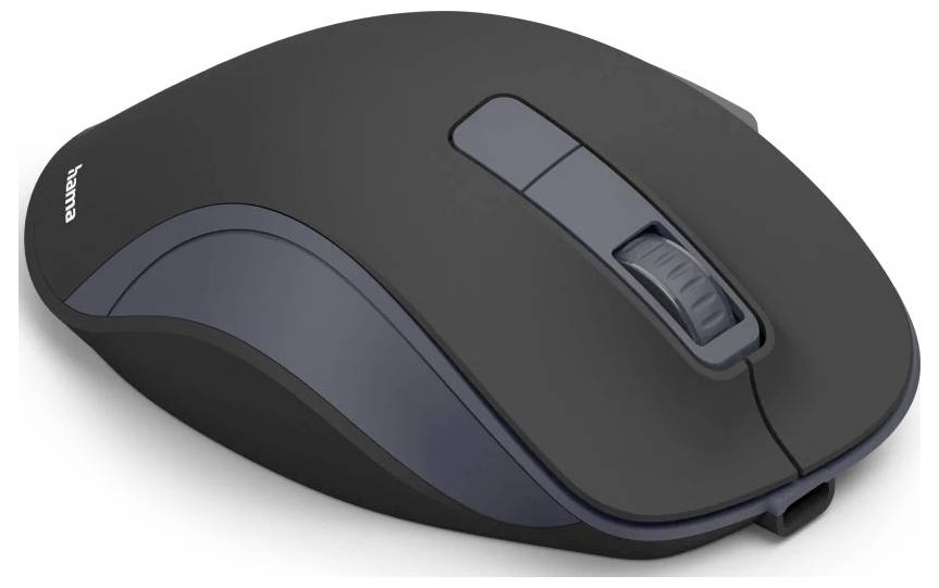 Hama WM-500 Maus Kabellos Optisch Schwarz 6 Tasten 1600 dpi