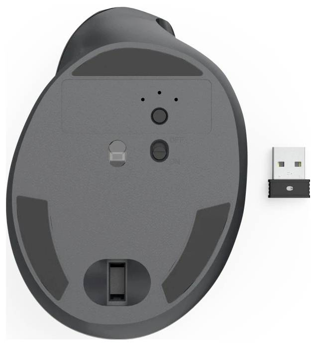 Hama EWM-500R Maus Kabellos Optisch Schwarz 7 Tasten 1800 dpi Ergonomisch