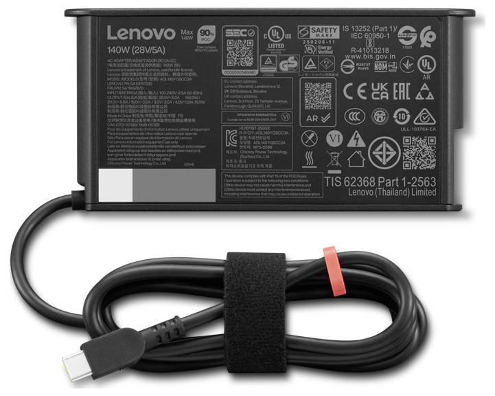 Lenovo Lenovo - Netzteil - GaN, schlank - Wechs PC Netzteil 140 W 28 V 5 A