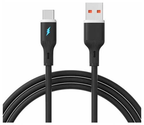 Akyga USB-Kabel USB-A Stecker, USB-C® Stecker 1 m Schwarz AK-USB-62