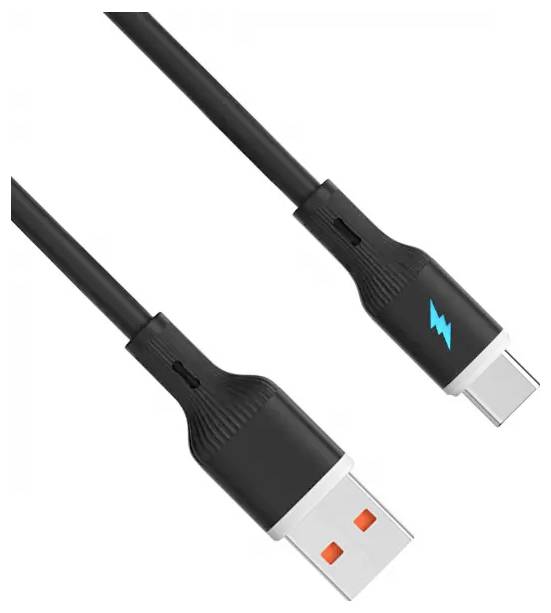 Akyga USB-Kabel USB-A Stecker, USB-C® Stecker 1m Schwarz AK-USB-62