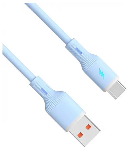 Akyga USB-Kabel USB-A Stecker, USB-C® Stecker 1m Blau AK-USB-63