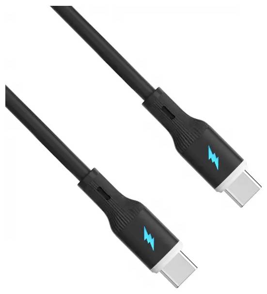 Akyga USB-Kabel USB-C® Stecker, USB-C® Stecker 1m Schwarz AK-USB-67