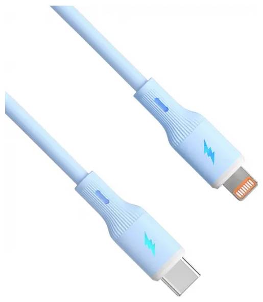 Akyga USB-Kabel USB-C® Stecker, Apple Lightning Stecker 1m Blau AK-USB-72