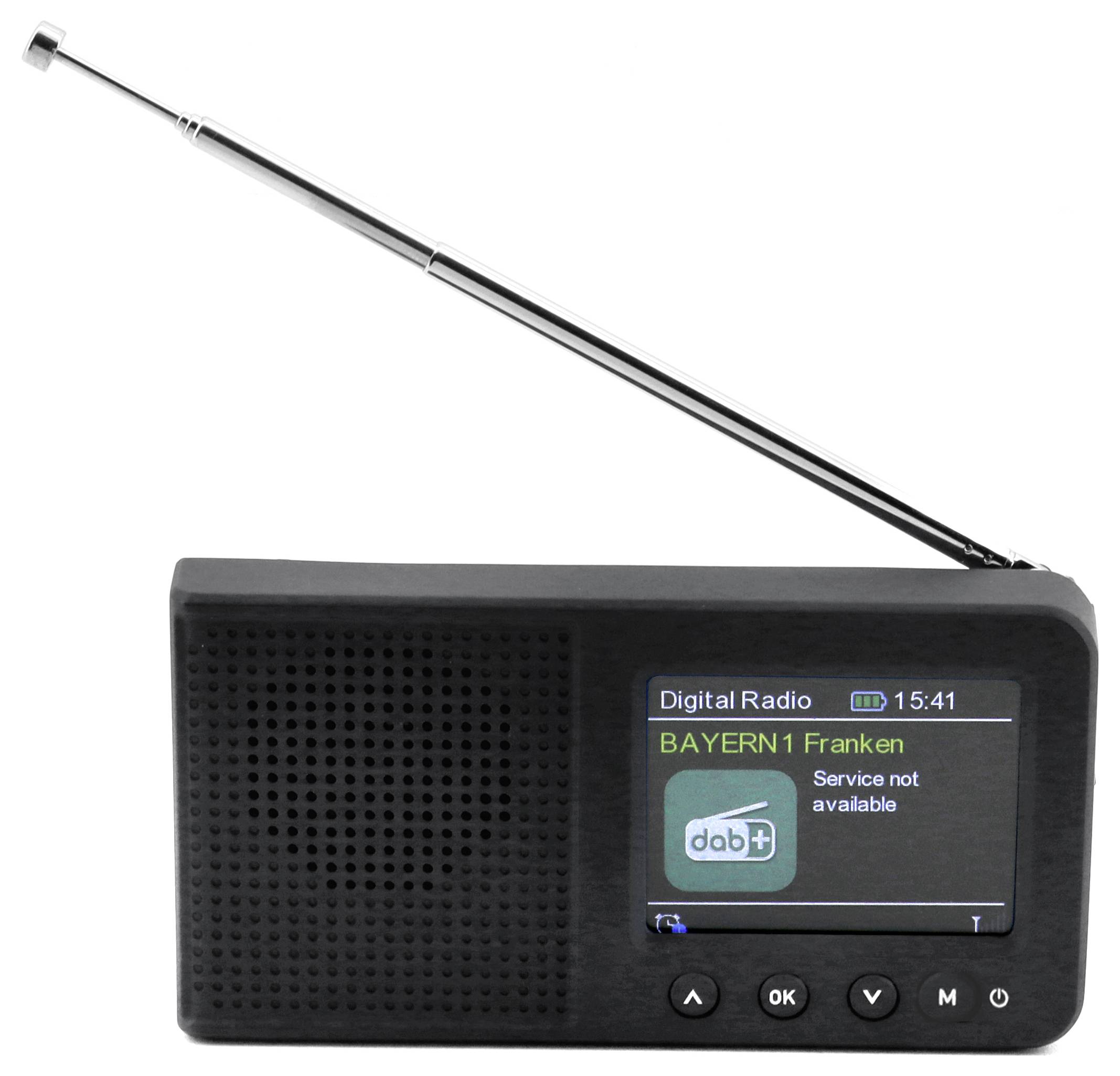 Soundmaster Tischradio DAB+, FM Bluetooth®, AUX, DAB+, UKW Weckfunktion Schwarz