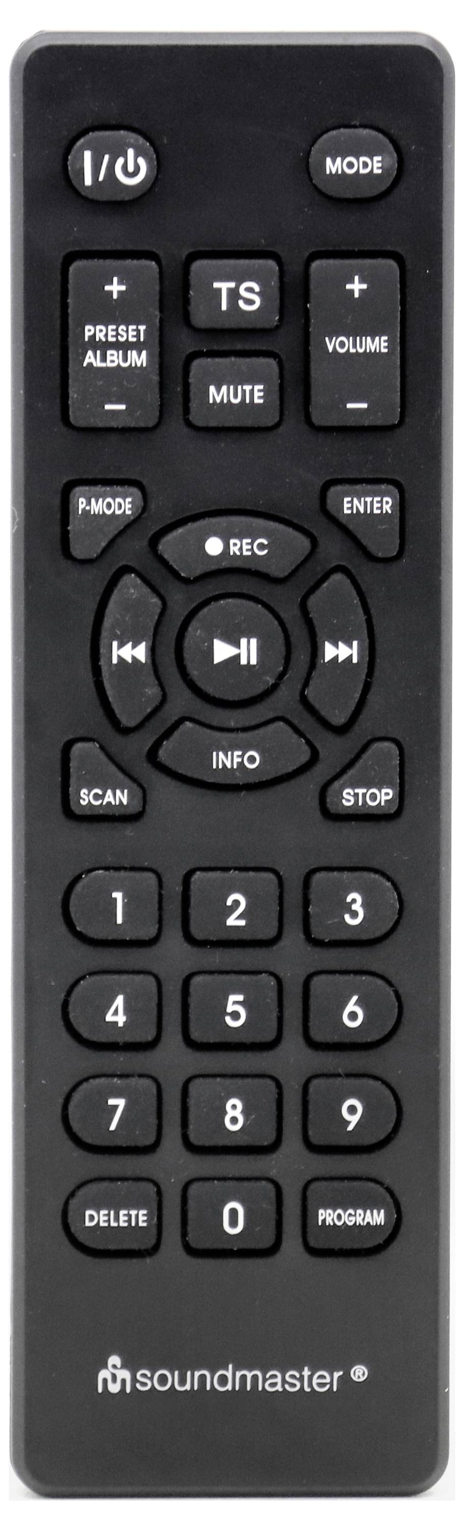 Soundmaster Stereoanlage DAB+, UKW, USB, MP3, Bluetooth®, AUX, CD, Weckfunktion