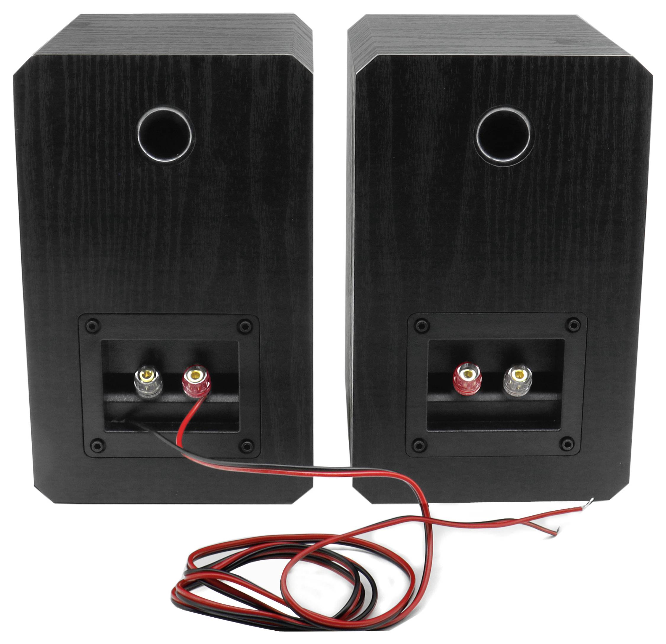 Soundmaster LS5050SW Regallautsprecher Schwarz 50W 75Hz - 20000Hz 1 Paar