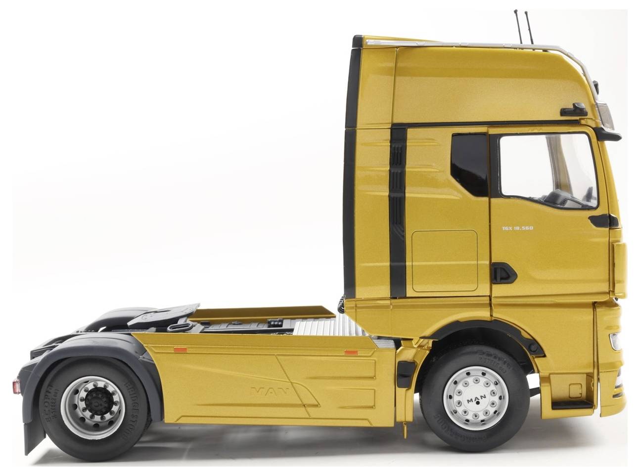 Solido LKW Modell MAN TGX 2023 gold Fertigmodell LKW Modell