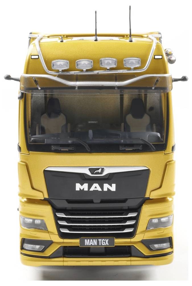 Solido LKW Modell MAN TGX 2023 gold Fertigmodell LKW Modell